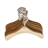 Maxbell 1/6 Doll House Wooden Wardrobe & Clothes Hangers Model Furniture Accessories