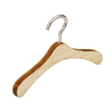 Maxbell 10x10Pcs 1/6 BJD Clothing Rack Wooden Hanger Metal Hooks Closet Accessories