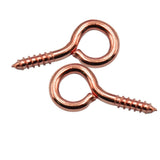 Maxbell 4x50Pcs Screw Eyes Pin Jewelry Making Findings Rose Gold