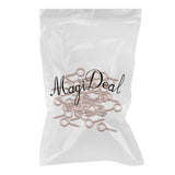 Maxbell 4x50Pcs Screw Eyes Pin Jewelry Making Findings Rose Gold