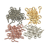 Maxbell 6x50Pcs Screw Eyes Pin Jewelry Making Findings Rose Gold