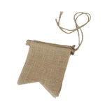 Maxbell 2x3Yards Vintage Blank Hessian Burlap Bunting Banner Wedding Party Banner