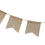 Maxbell 2x3Yards Vintage Blank Hessian Burlap Bunting Banner Wedding Party Banner