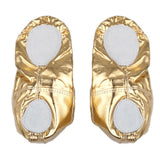 Maxbell 2xWomen Girl Gold Ballet Pointe Gymnastics Leather Dance Shoes 37