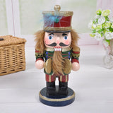 Maxbell Nutcracker Fat Man with Cymbal Wooden Statue 25cm