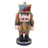 Maxbell Nutcracker Fat Man with Cymbal Wooden Statue 25cm