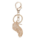 Maxbell Gold High Heel Shoe Charm Keyring Keychain