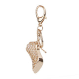 Maxbell Gold High Heel Shoe Charm Keyring Keychain