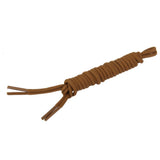 Maxbell 3x3mm Waxed Cotton Round Shoelaces Brown Laces Brogues Shoes 100cm