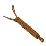 Maxbell 3x3mm Waxed Cotton Round Shoelaces Brown Laces Brogues Shoes 100cm