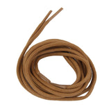 Maxbell 3x3mm Waxed Cotton Round Shoelaces Brown Laces Brogues Shoes 100cm