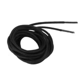Maxbell 4x3mm Waxed Cotton Round Shoelaces Black Cord Laces Brogues Shoes 80cm