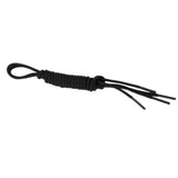 Maxbell 4x3mm Waxed Cotton Round Shoelaces Black Cord Laces Brogues Shoes 80cm