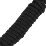 Maxbell 4x3mm Waxed Cotton Round Shoelaces Black Cord Laces Brogues Shoes 80cm