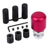 Maxbell Universal Aluminum Alloy Car Gear Stick Shift Knob - Rose Red
