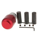 Maxbell Universal Aluminum Alloy Car Gear Stick Shift Knob - Rose Red