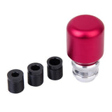 Maxbell Universal Aluminum Alloy Car Gear Stick Shift Knob - Rose Red