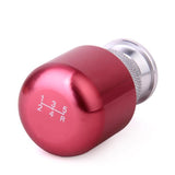 Maxbell Universal Aluminum Alloy Car Gear Stick Shift Knob - Rose Red
