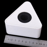 Maxbell Square + Triangular Durable Plastic Microphone Interview Flag Station