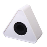 Maxbell 3pcs ABS Mic Microphone Interview Square Cube Logo Flag Station