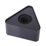 Maxbell 3pcs ABS Mic Microphone Interview Square Cube Logo Flag Station