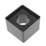 Maxbell ABS Injection Molding Square Microphone Station -Black