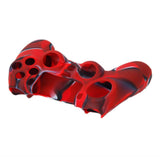 Maxbell Camo Silicone Protective Skin Case Cover for Sony PlayStation 4 PS4 Controller - Red with Black - Aladdin Shoppers