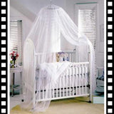 Maxbell Baby Mosquito Net Baby Toddler Bed Crib Canopy Netting White