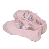 Maxbell New Pink Canvas Ballet Shoes Toddler Girls US Size 8# (5 2/3 Inch)