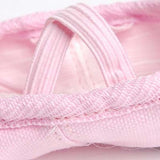 Maxbell New Pink Canvas Ballet Shoes Toddler Girls Size 10 1/2# (6 1/2 Inch)