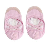 Maxbell New Pink Canvas Ballet Shoes Toddler Girls Size 10 1/2# (6 1/2 Inch)