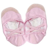 Maxbell New Pink Canvas Ballet Shoes Toddler Girls Size 10 1/2# (6 1/2 Inch)