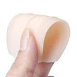 Maxbell 2pairs Women's Silicone Bra Straps Cushions Non-slip Shoulder Pads Nude + White