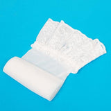 Maxbell White Sheer Lace Top Thigh High Stockings