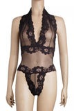 Maxbell 6023 Sexy Black Dancer Costume Lingerie body stocking