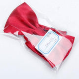 Maxbell Tuxedo Bow Tie Bowtie Necktie for Men - Wine Red