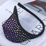 Maxbell Sexy C-string Thong Invisible Underwear Panty for Men - Black w/ Heart Patterns