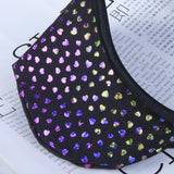 Maxbell Sexy C-string Thong Invisible Underwear Panty for Men - Black w/ Heart Patterns