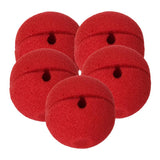 Maxbell 5 Pieces Red Foam Clown Nose Costume Party Fancy Dress Cosplay