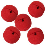 Maxbell 5 Pieces Red Foam Clown Nose Costume Party Fancy Dress Cosplay