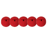 Maxbell 5 Pieces Red Foam Clown Nose Costume Party Fancy Dress Cosplay