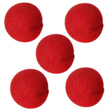 Maxbell 5 Pieces Red Foam Clown Nose Costume Party Fancy Dress Cosplay