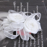 Maxbell White Wrist Corsage Flower Wedding Party Prom