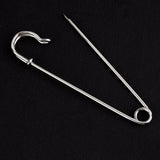Maxbell 4 Inch Large Metal Safety Pin 10pcs