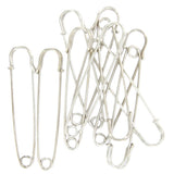 Maxbell 4 Inch Large Metal Safety Pin 10pcs