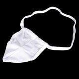 Maxbell Mens G-string Pouch Thong Posing Strap Underwear White