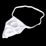 Maxbell Mens G-string Pouch Thong Posing Strap Underwear White