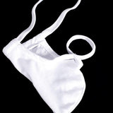 Maxbell Mens G-string Pouch Thong Posing Strap Underwear White