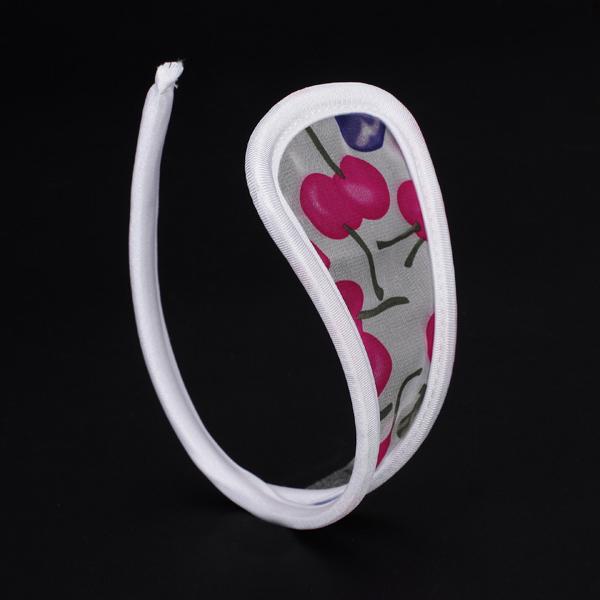 Maxbell Maxbell Women Sexy White Edge Cherry Prints Semitransparent C-string Invisible Underwear