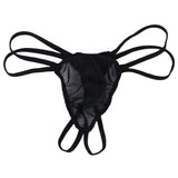 Maxbell Men Sexy T-back Underwear Thongs Black